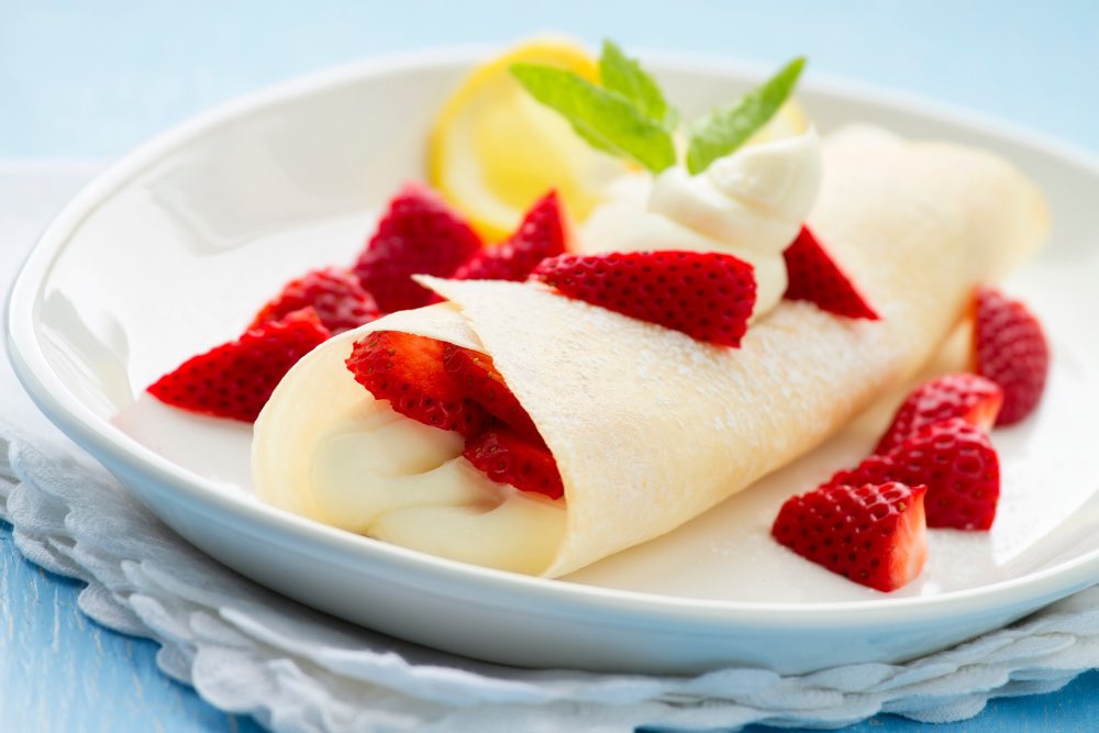 Crepes nuvola allo yogurt