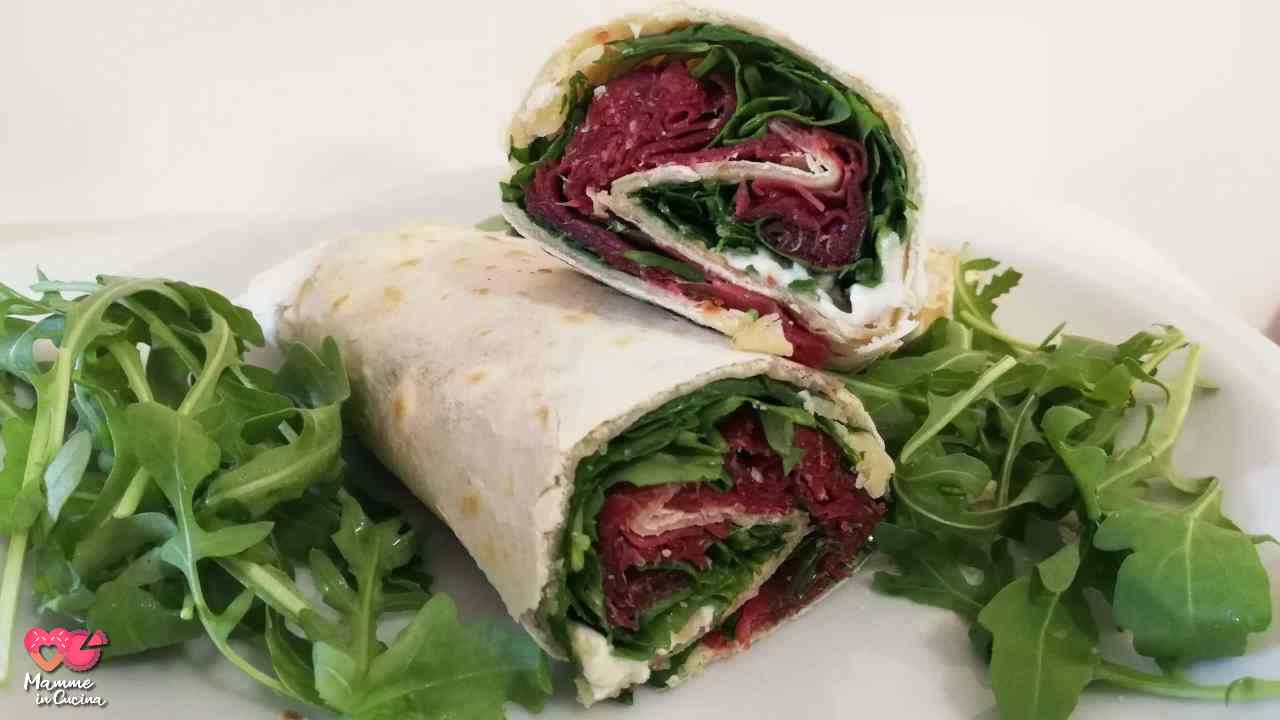 wrap rucola e bresaola