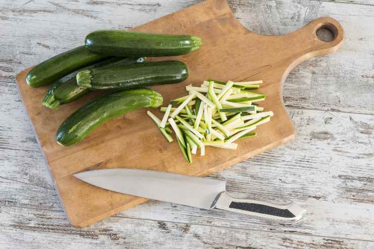 zucchine julienne