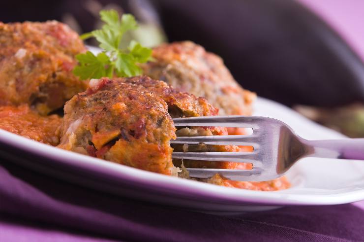 polpette melanzane al sugo