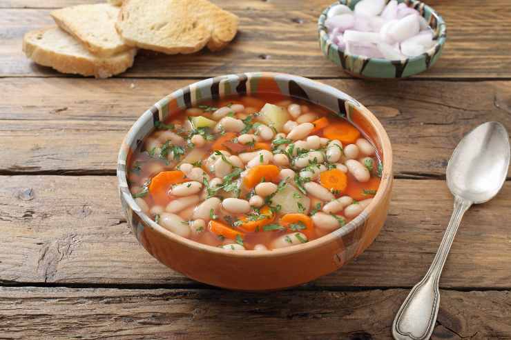 minestra fagioli e patate