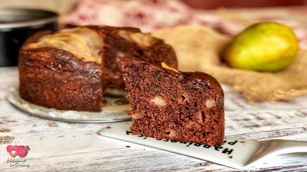 TORTA CIOCCOLATO E PERE