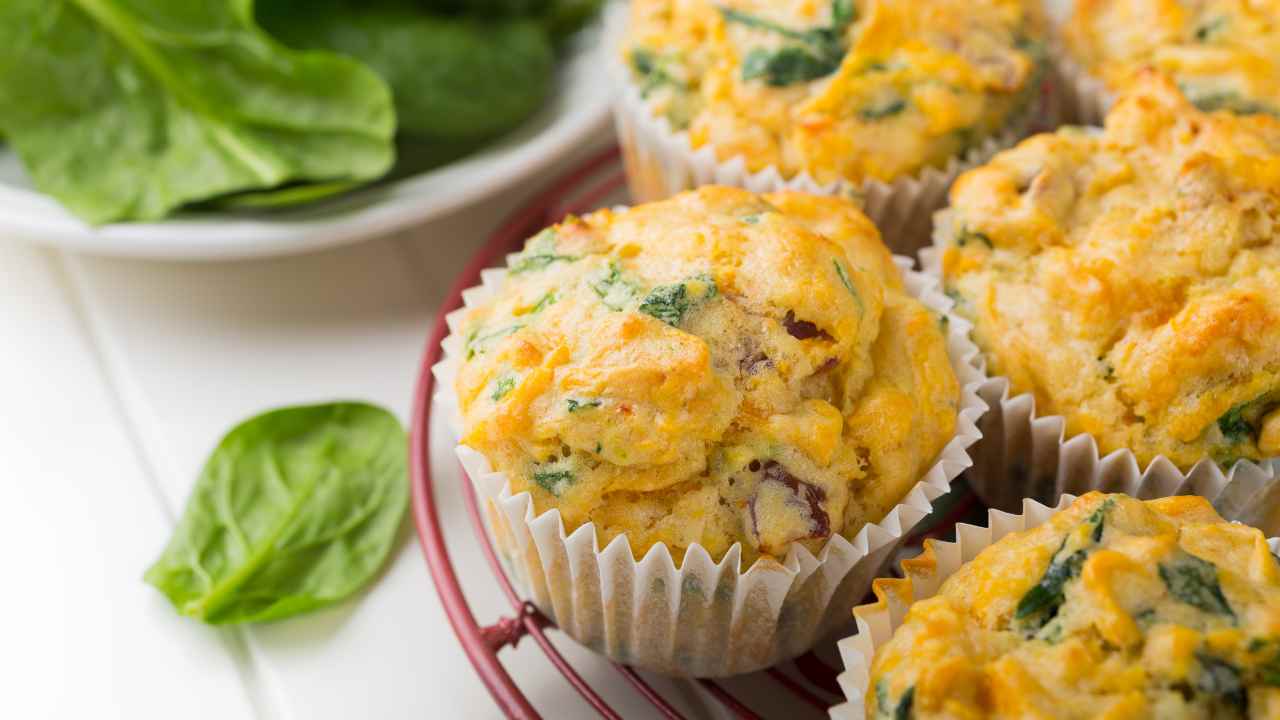 muffin spinaci