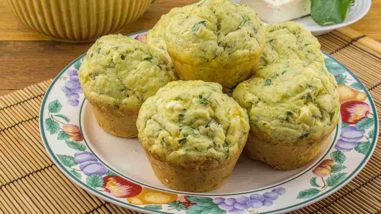 Muffin ricotta spinaci umidi