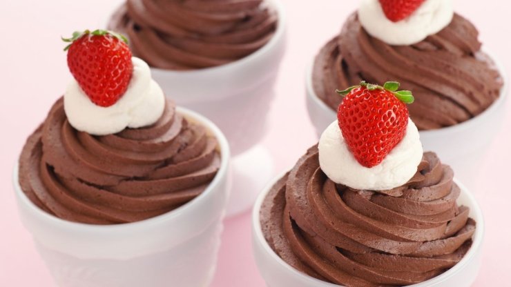 mousse panna e cioccolato