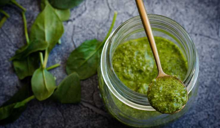 Farro al pesto di basilico