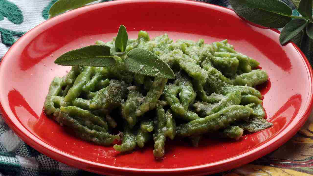 spatzle agli spinaci