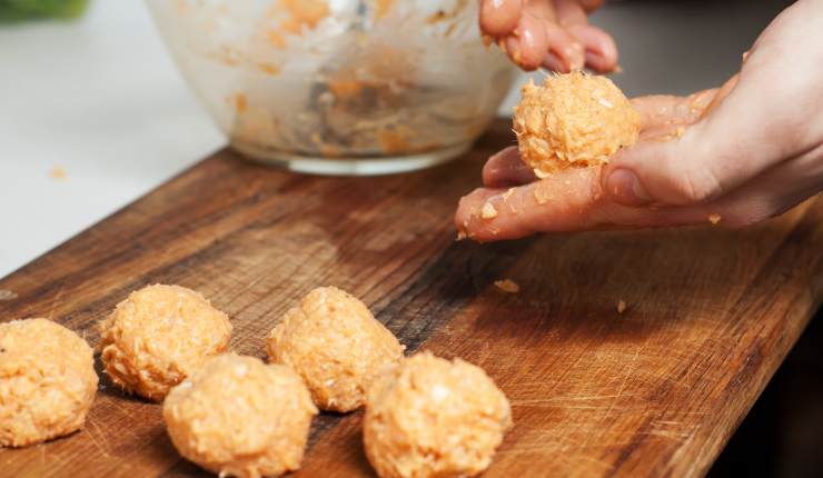 Crocchette di salmone e patate