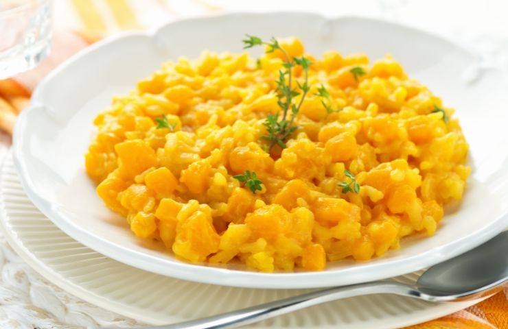 risotto alla zucca ricetta