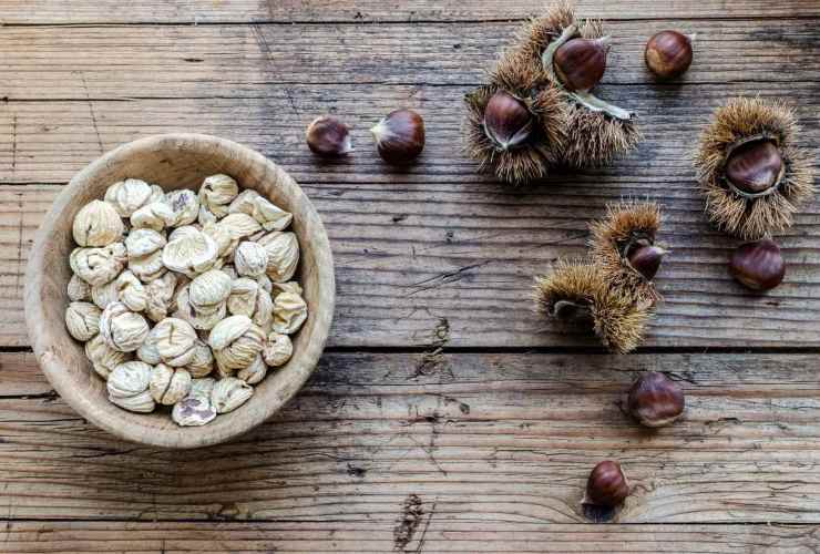 Come preparare in fretta le castagne secche